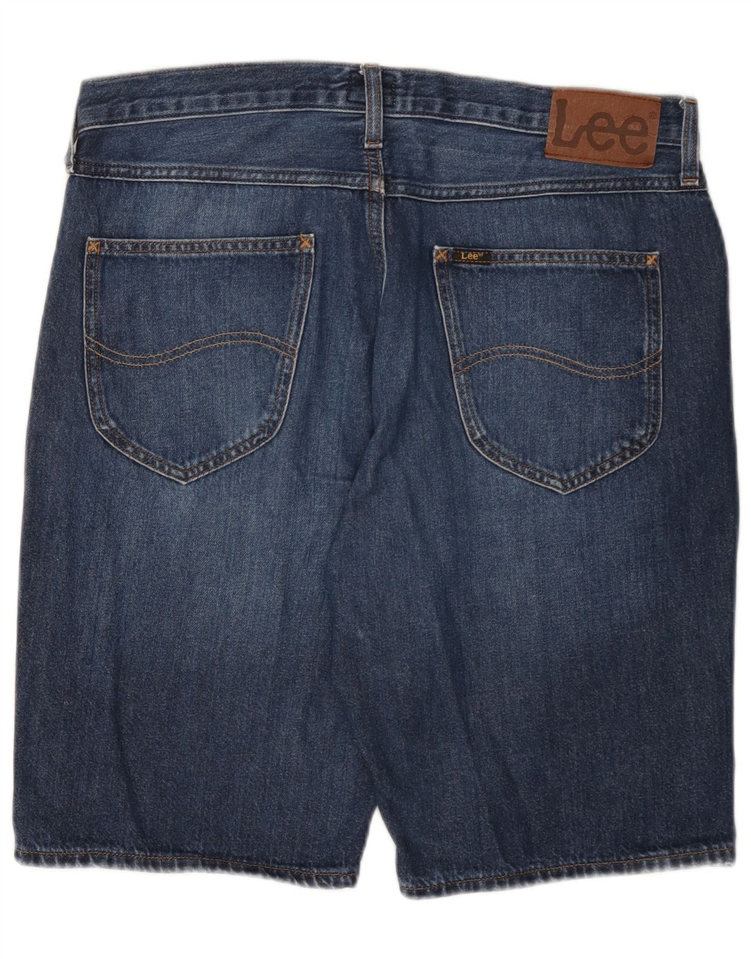 Lee Herre Denim Shorts W34 Large Blue Cotton