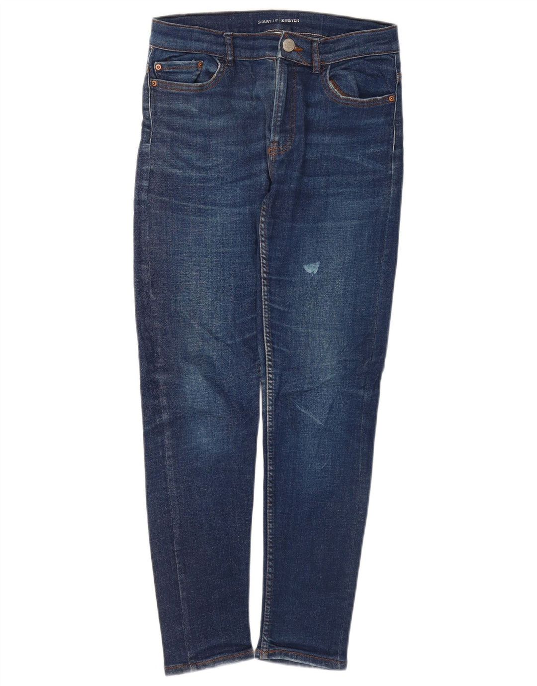 Zara Dame Skinny Jeans W28 L26 Blå