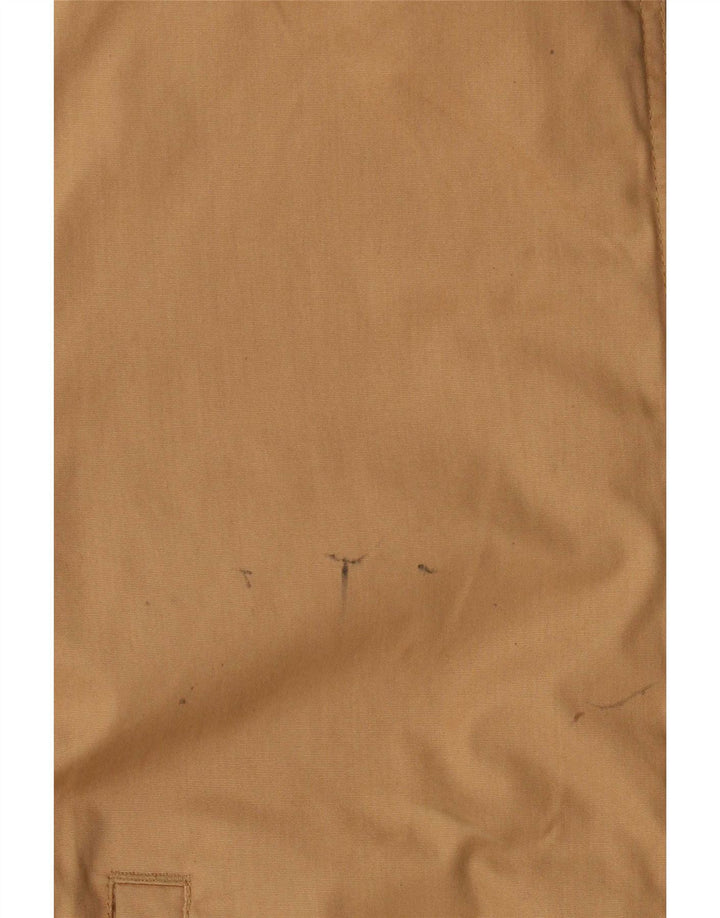 Element Herre Hooded Bomber Jacket UK 36 Small Beige Polyester