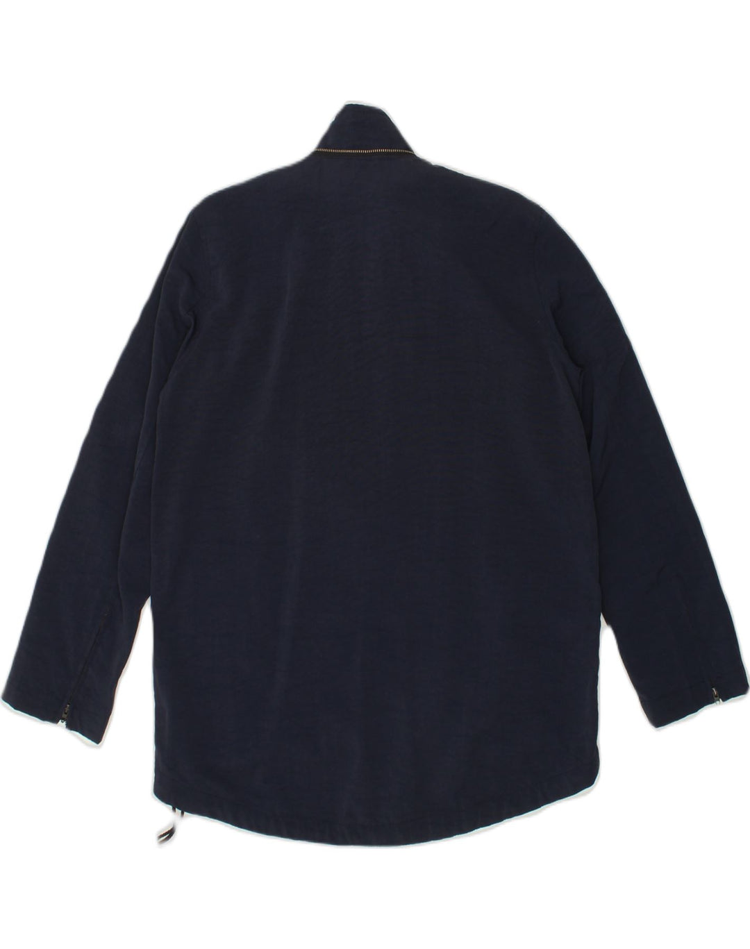NAVIGARE Womens Rain Jacket UK 10 Small Navy Blue Polyamide | Vintage Navigare | Thrift | Second-Hand Navigare | Used Clothing | Messina Hembry 
