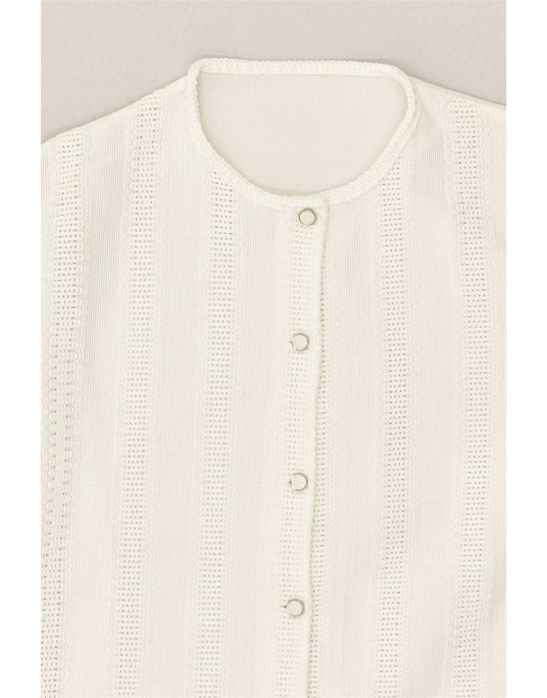 VINTAGE Womens Blouse Top UK 14 Large White | Vintage Vintage | Thrift | Second-Hand Vintage | Used Clothing | Messina Hembry 