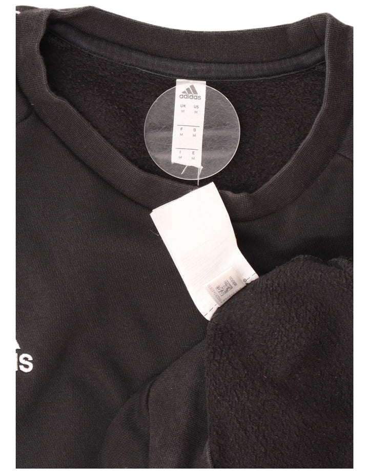 Adidas Sweatshirt Jumper Medium Sort bomuld til mænd