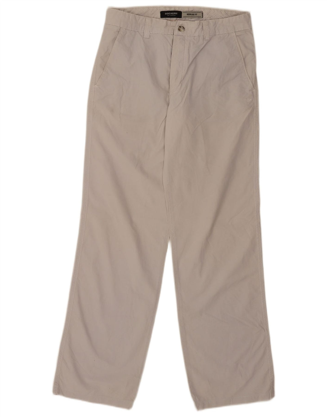 Dockers Herre Regular Fit Chino Bukser W31 L32 Grå Bomuld