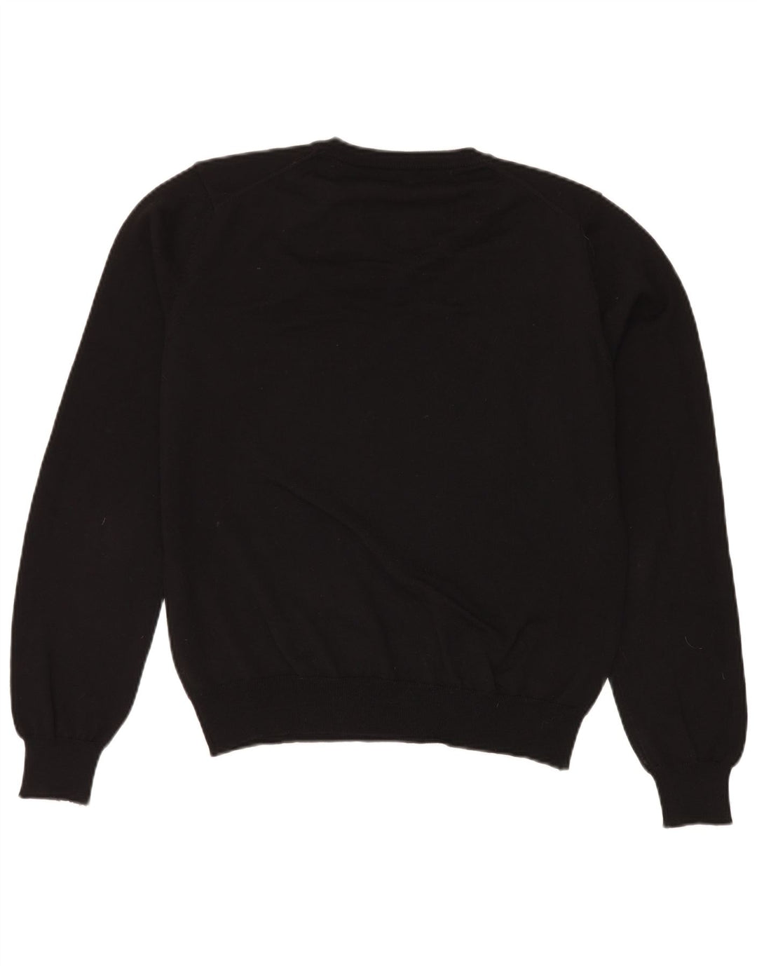 Calvin Klein Herre V-hals trøje Sweater Large Sort Virgin Wool
