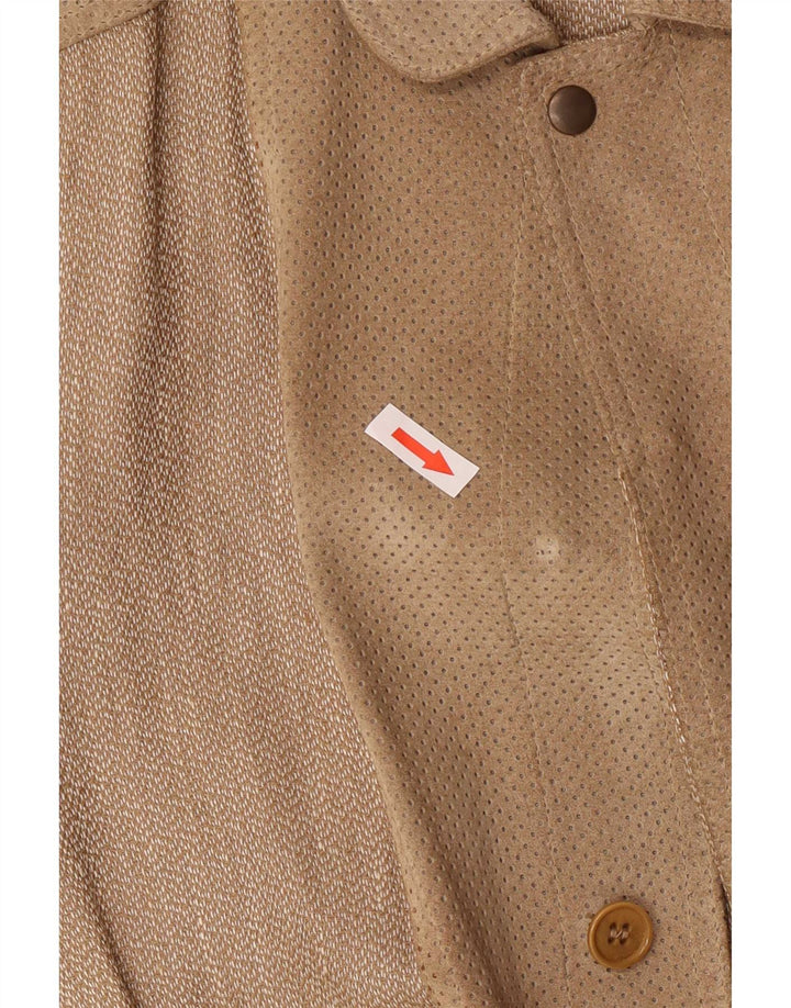 Breco's bomberjakke til mænd IT 50 Large Brown Linen