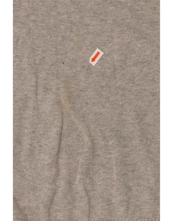 Penguin herre rund hals sweater stor grå bomuld