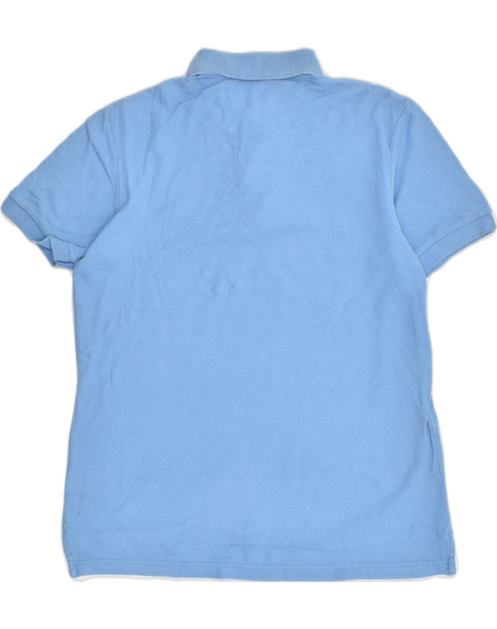 CHAPS Mens Polo Shirt Small Blue Cotton | Vintage Chaps | Thrift | Second-Hand Chaps | Used Clothing | Messina Hembry 