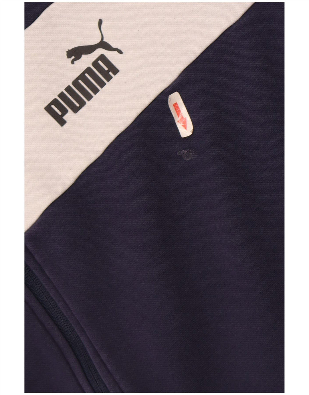 Puma Hættetrøje med lynlås til mænd 2XL Marineblå Colourblock Polyester