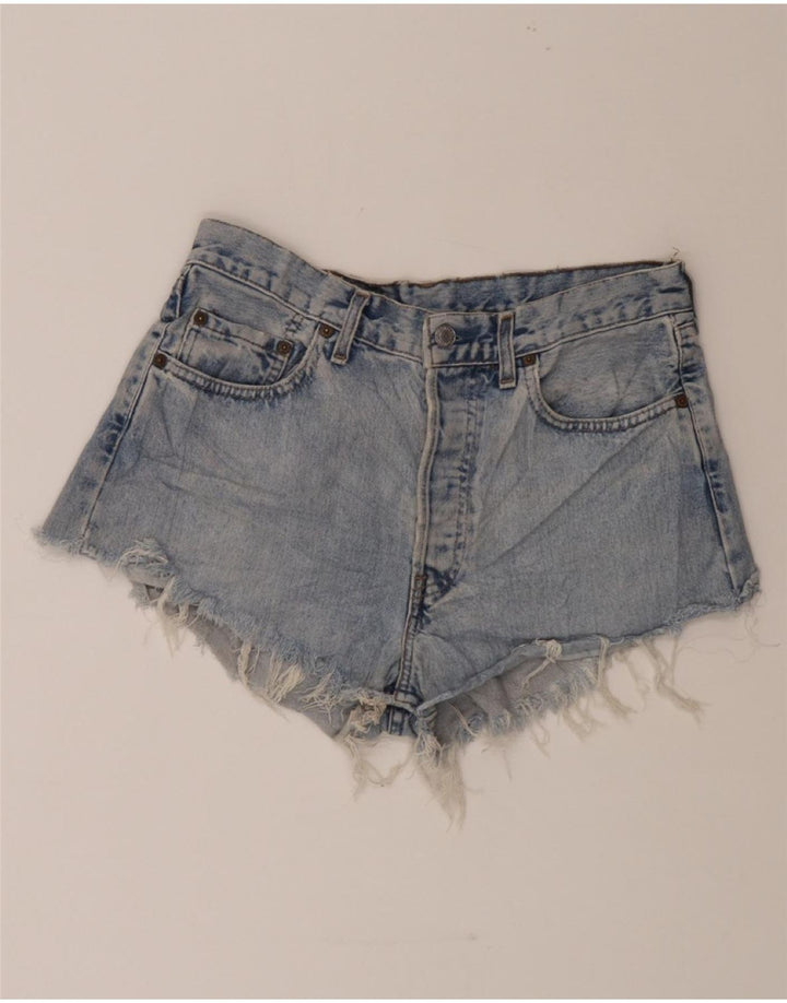 LEVI'S Womens Denim Shorts W32 Large  Blue Cotton Vintage Levi's and Second-Hand Levi's from Messina Hembry 
