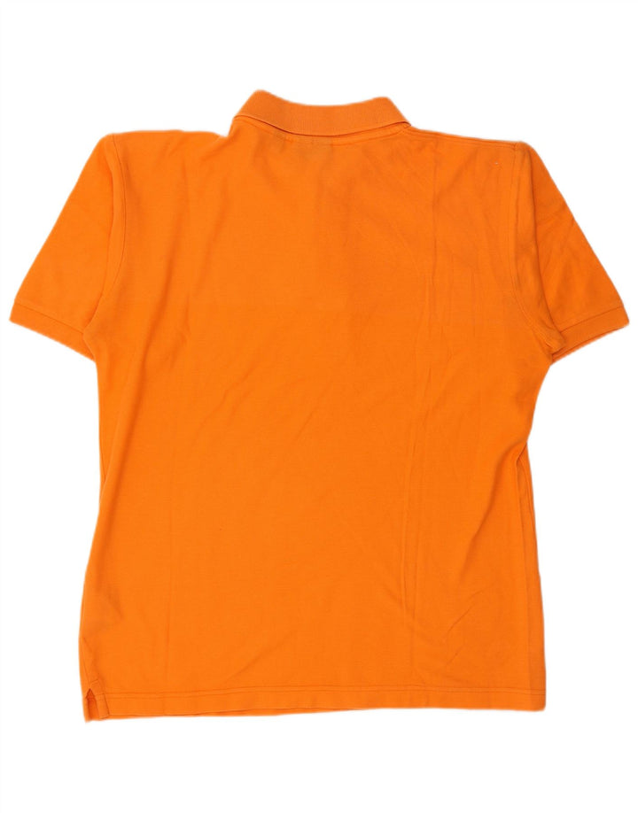 FILA Mens Polo Shirt Small Orange Cotton