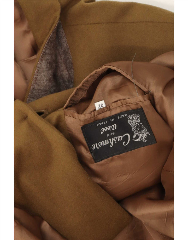 Vintage herre 2-knaps blazerjakke IT 52 XL Khaki Cashmere