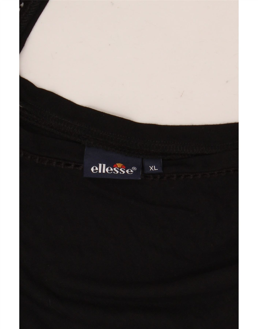 Ellesse Dame T-Shirt Top UK 18 XL Sort
