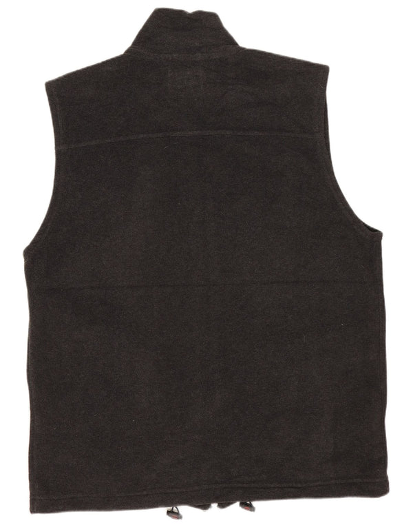 Eddie Bauer Dame Fleece Gilet UK 20 2XL Sort Polyester