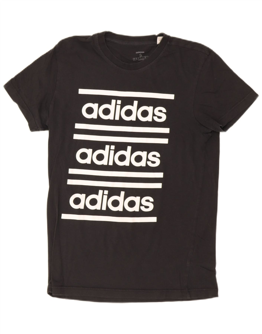 Adidas Herre grafisk T-shirt top lille sort bomuld