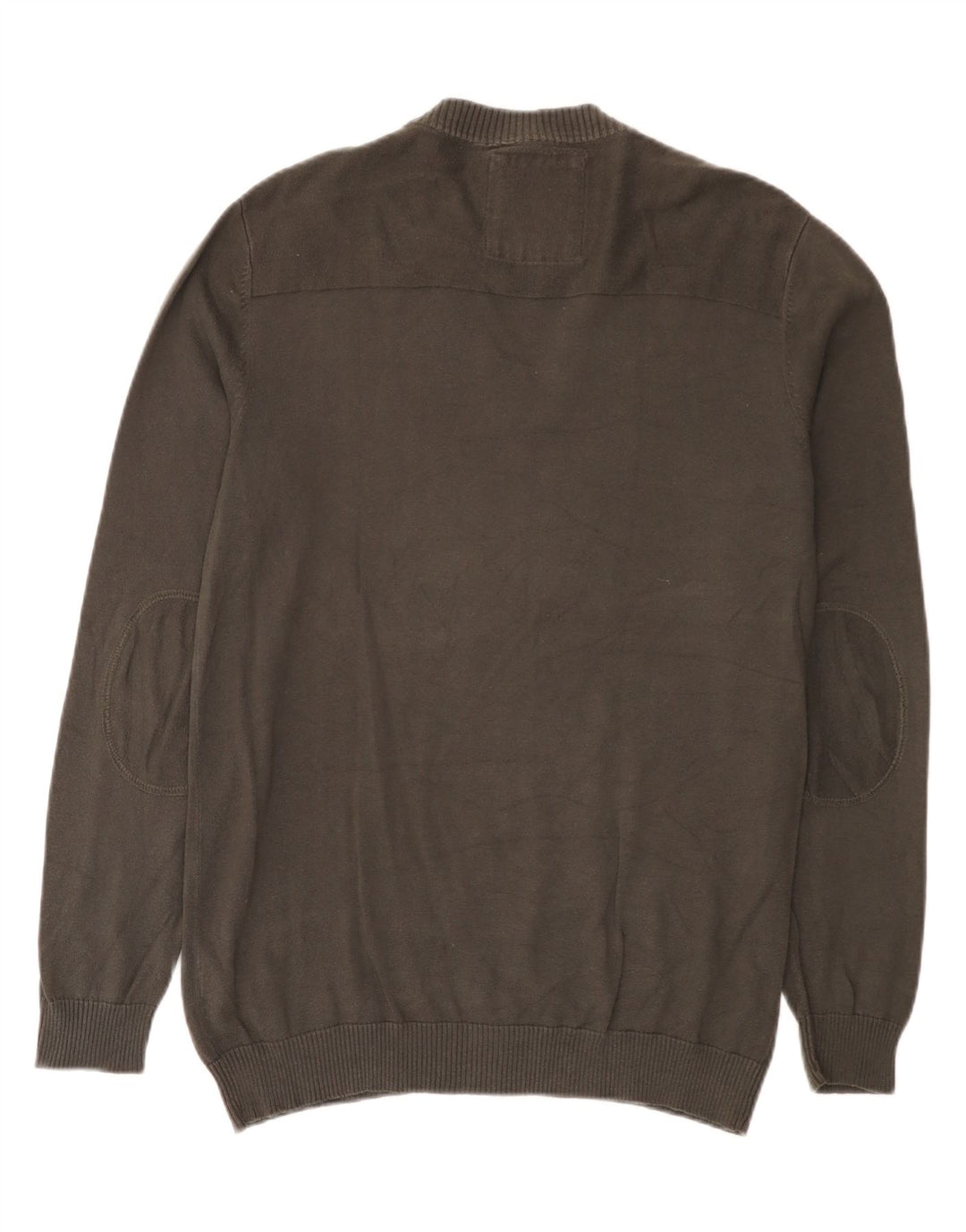 Jack & Jones Herre V-hals sweater Stor grå bomuld