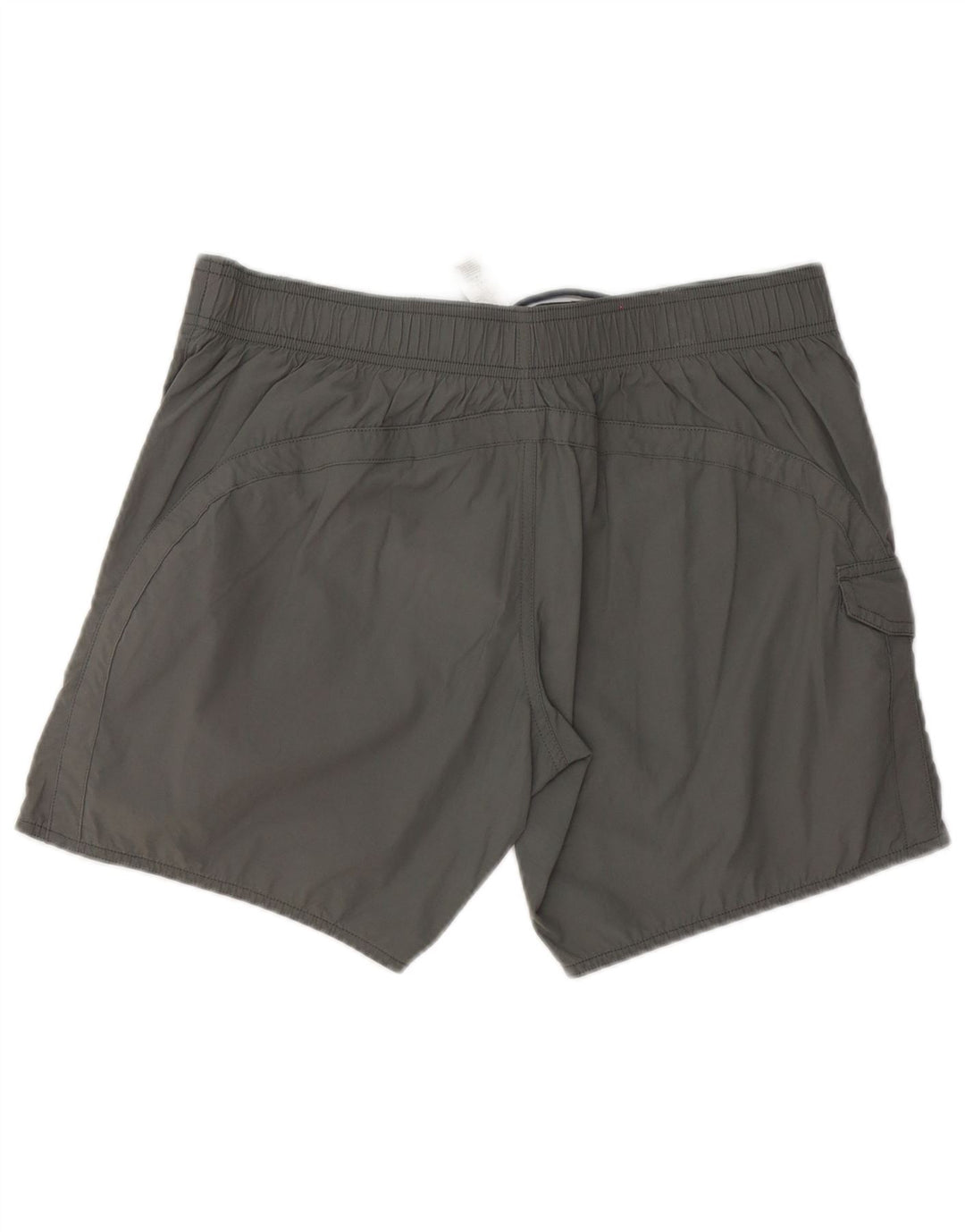 Emporio Armani Grafiske svømmeshorts til mænd, store grå polyester
