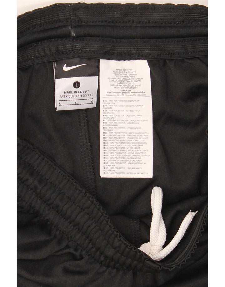 Nike sportsshorts til mænd, store sorte polyester