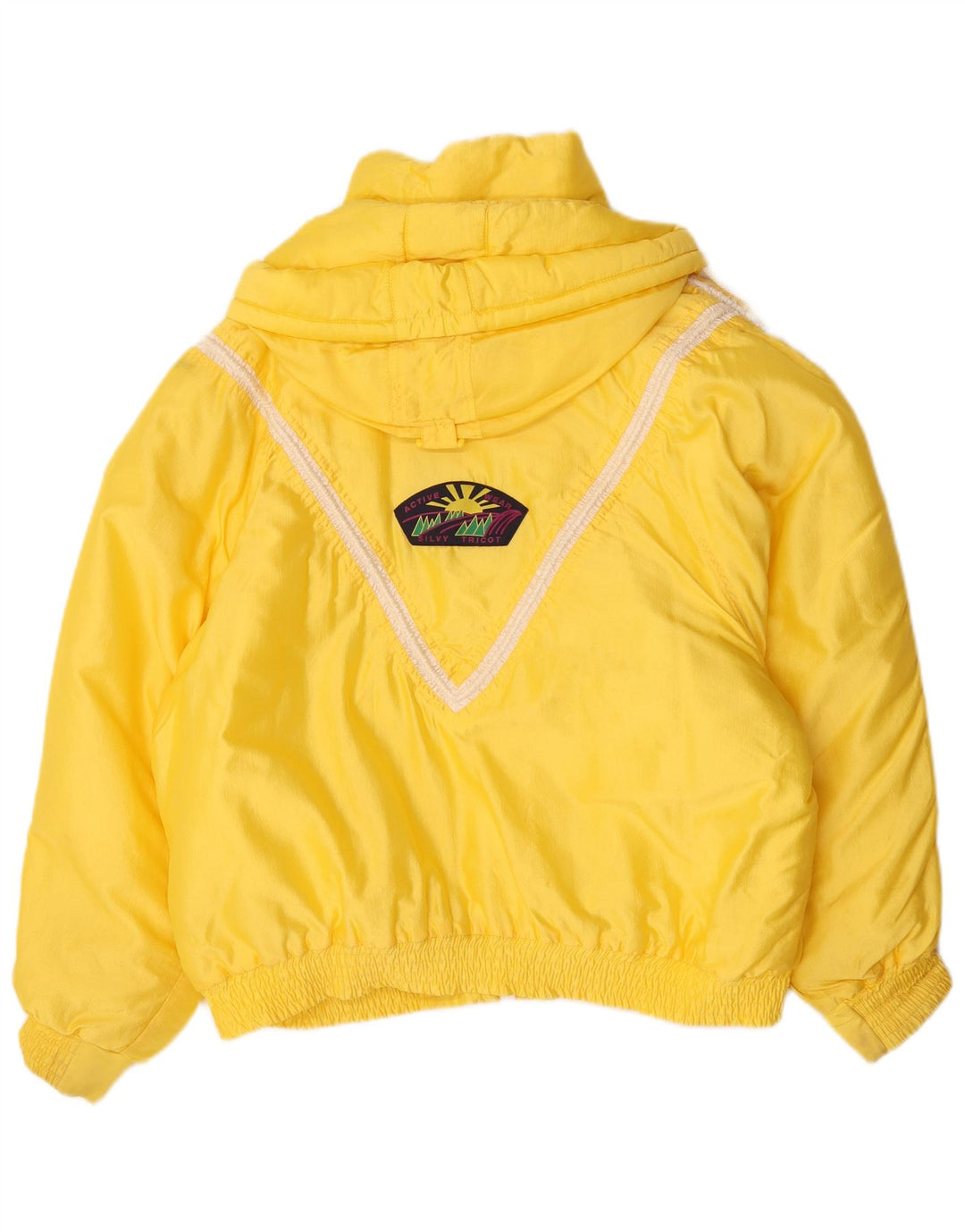 Silvy Dame Grafisk Oversized Skijakke IT 48 XL Gul Polyester