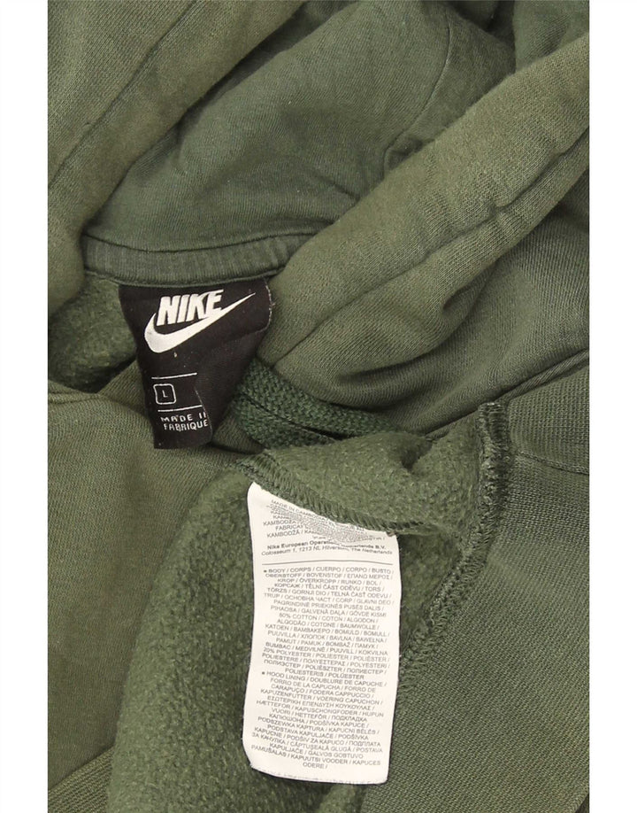 Nike Herre hættetrøje Jumper Large Grøn Bomuld