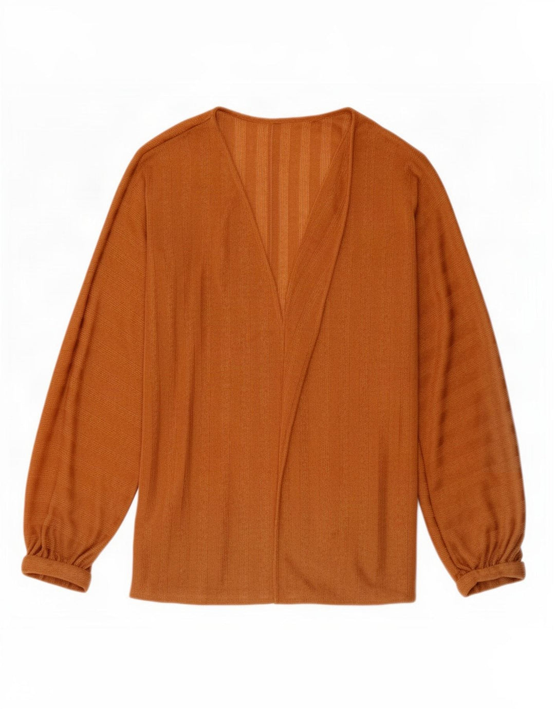 Tris Dame Oversized Cardigan Top UK 10 Lille Brun Stribet