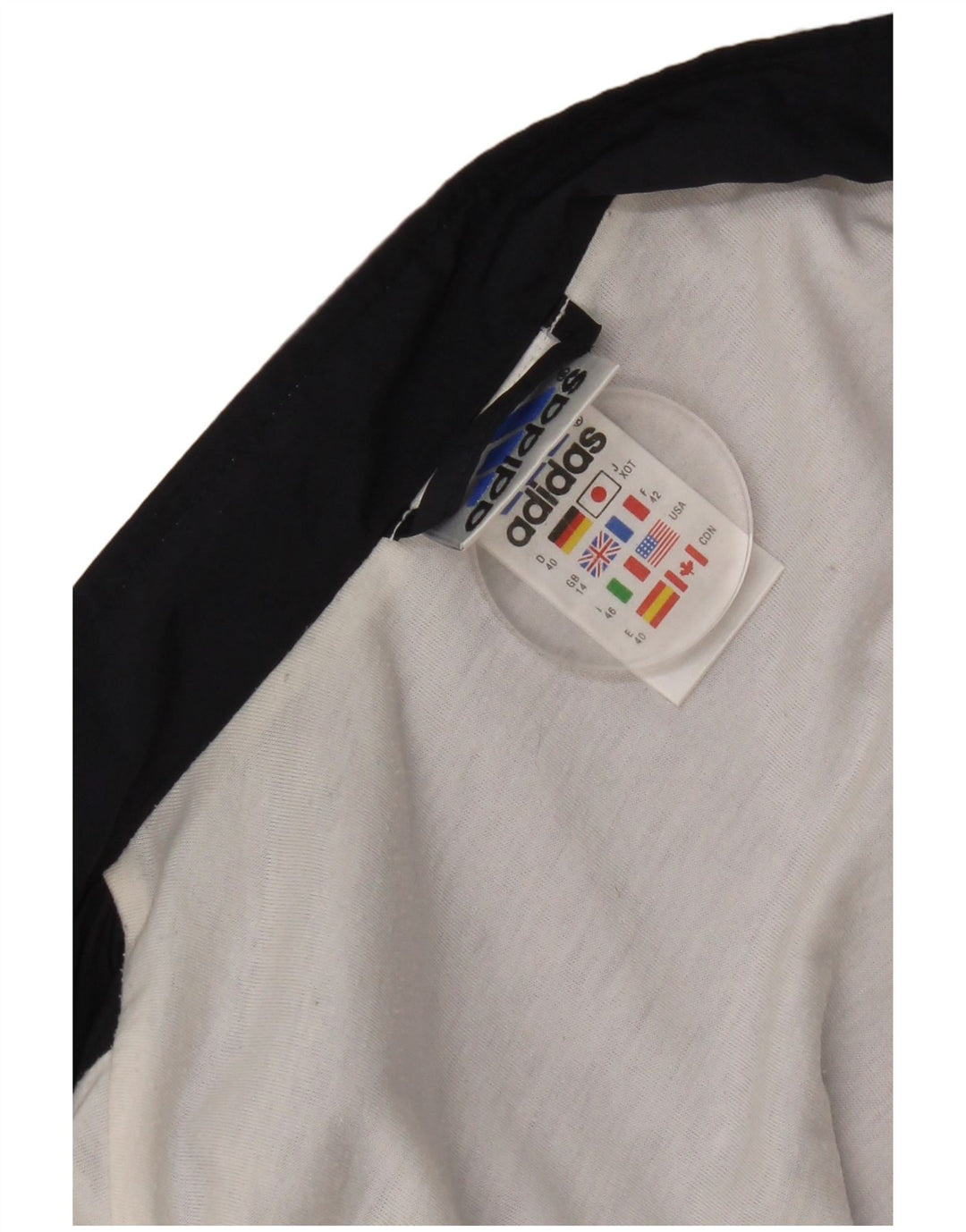 Adidas træningsdragt topjakke til kvinder UK 14 Stor lilla Colourblock Polyester