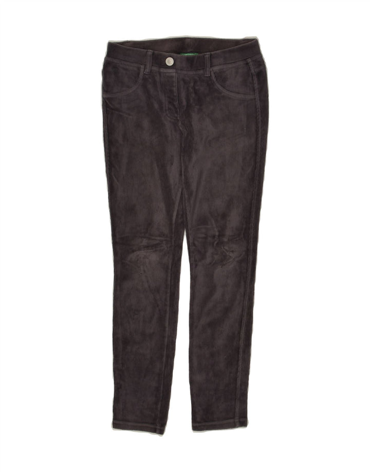 BENETTON Girls Slim Corduroy Trousers 7-8 Years W24 L23 Grey | Vintage Benetton | Thrift | Second-Hand Benetton | Used Clothing | Messina Hembry 