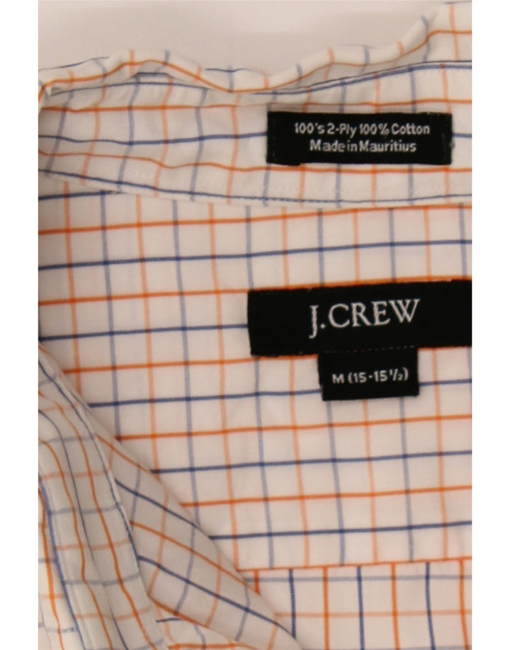 J. CREW Mens Shirt Size 15 1/2 Medium Multicoloured Check Cotton Vintage J. Crew and Second-Hand J. Crew from Messina Hembry 