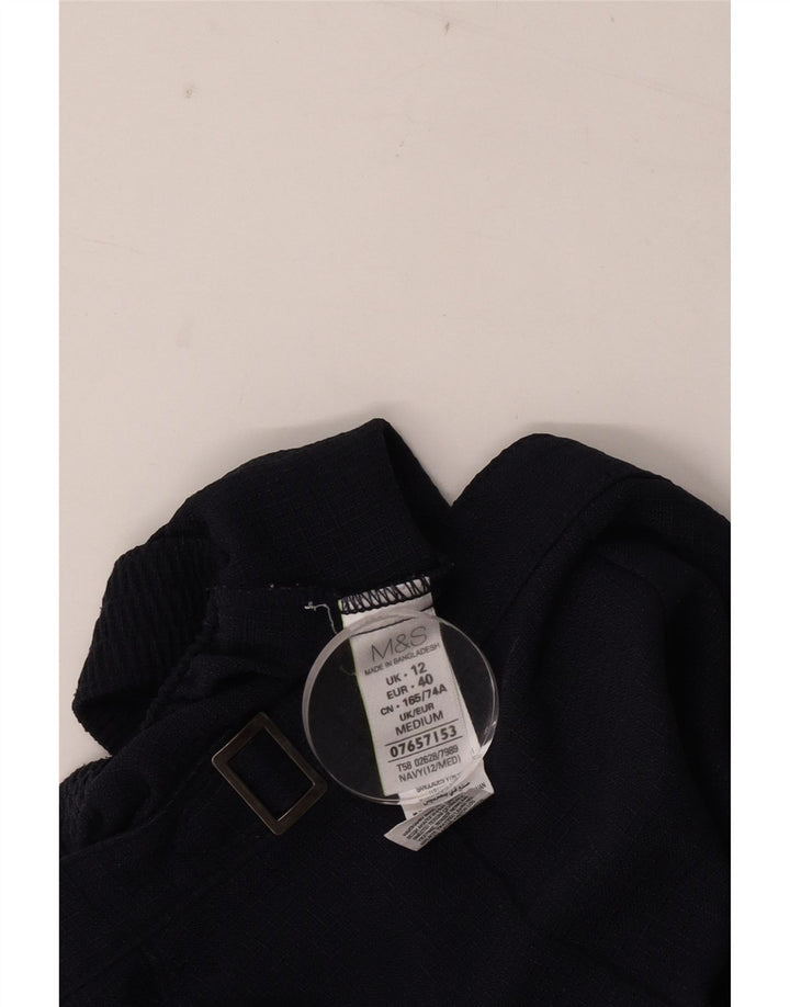 Marks & Spencer Chinobukser til kvinder UK 12 Medium W28 L28 Marineblå
