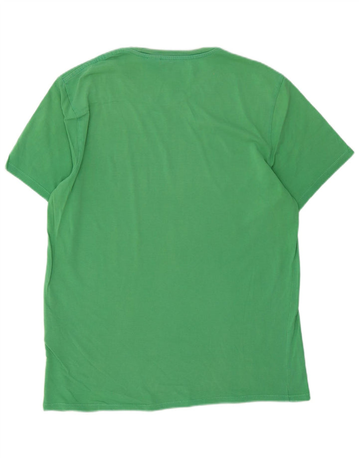 Levi's Herre grafisk T-shirt Top Stor grøn bomuld