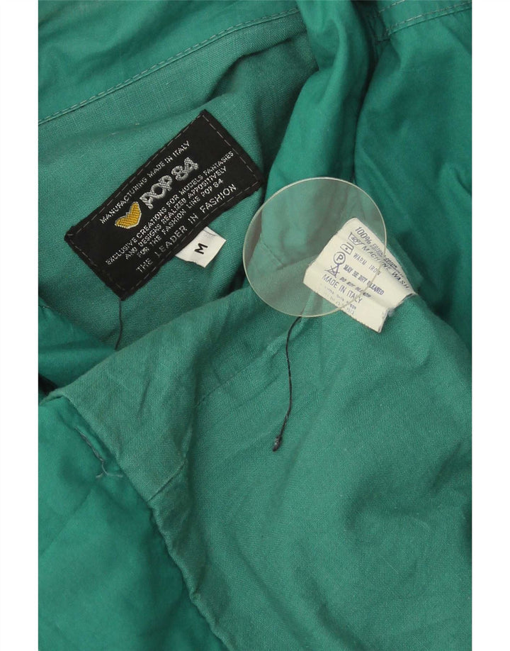 POP 84 Herre Utility Jacket UK 38 Medium Green Cotton