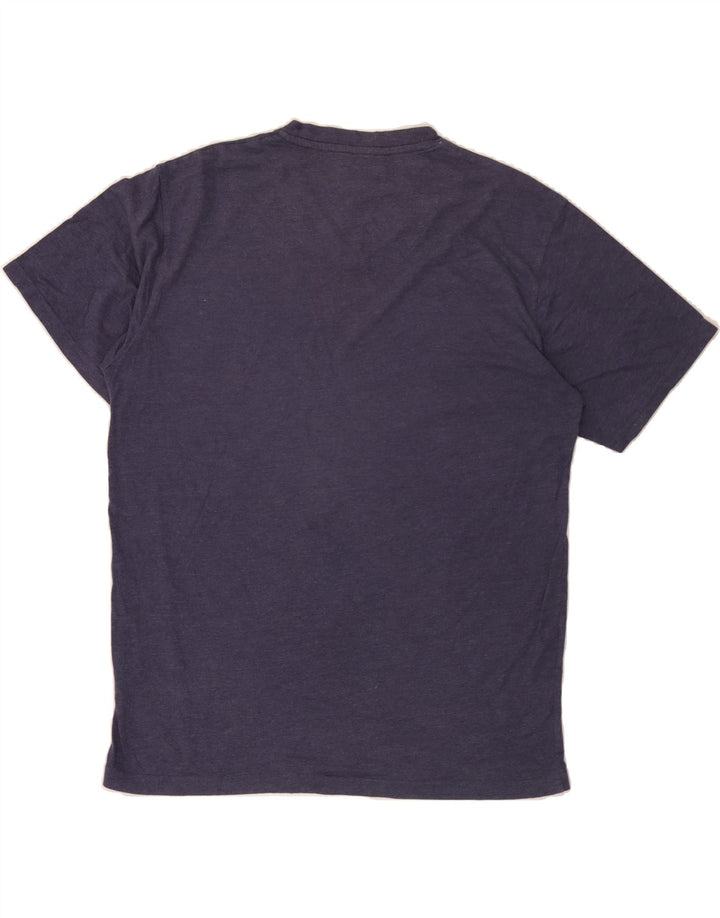 PIERRE CARDIN Mens T-Shirt Top Medium Navy Blue Cotton Vintage Pierre Cardin and Second-Hand Pierre Cardin from Messina Hembry 
