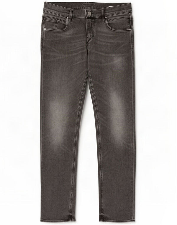 Meltin' Pot Mens Martin Slim Jeans W34 L34 Grey Cotton