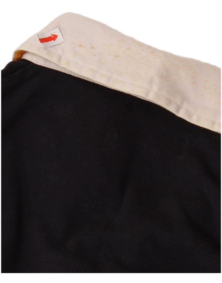 KAPPA Langærmet Rugby Polo Shirt til mænd XL Navy Blue Colourblock