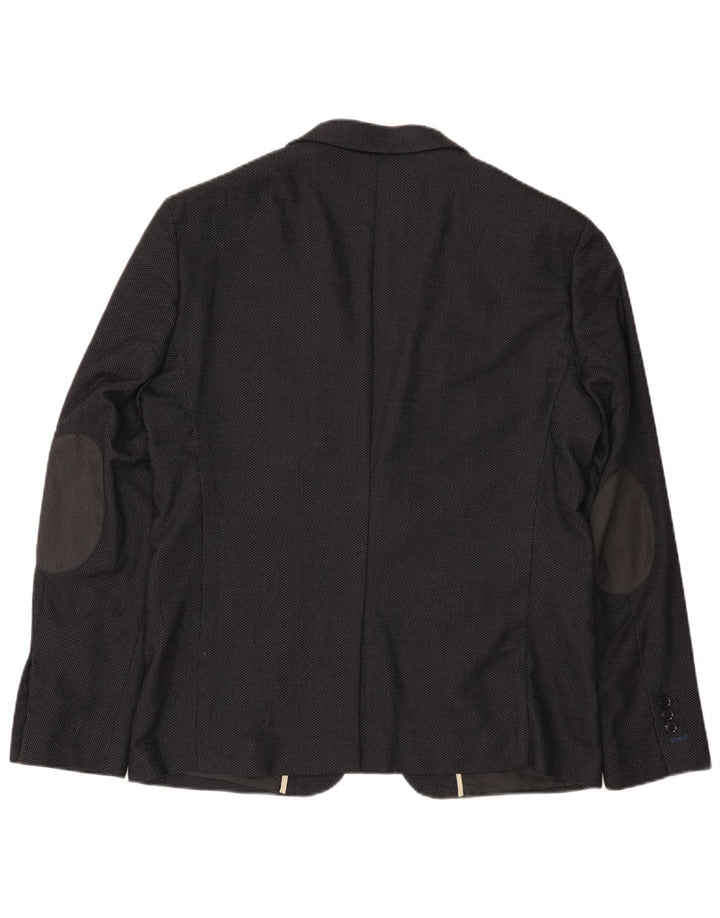 Zara Herre 2-knaps blazerjakke EU 54 XL Sort