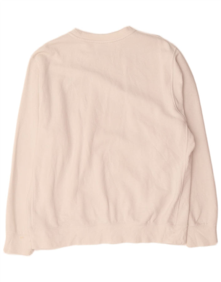 Nike Sweatshirt til mænd, stor hvid bomuld