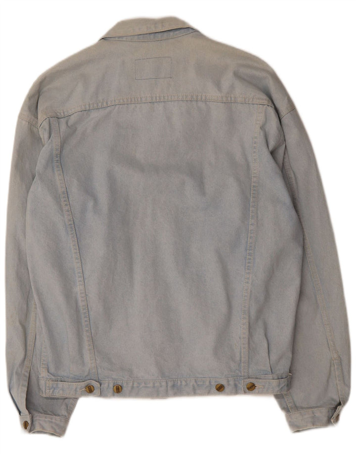RESERVED Mens Denim Jacket UK 40 Large Blue