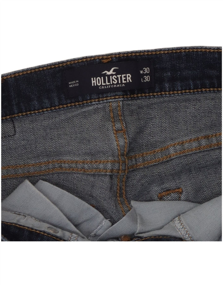 Hollister Herre Slim Straight Jeans W30 L30 Blå