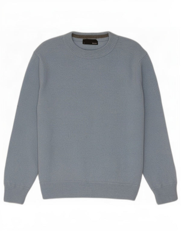 Mash Herre Crew Neck Jumper Sweater 2XL Blå Uld