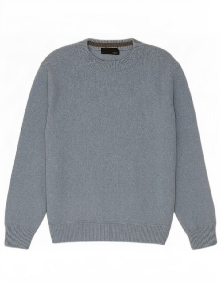 Mash Herre Crew Neck Jumper Sweater 2XL Blå Uld
