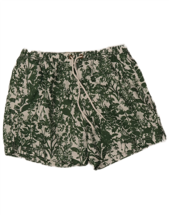 JACK WILLS Badeshorts til mænd Medium Green Floral