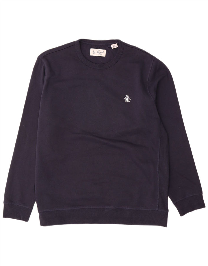 Penguin Herre Sweatshirt Jumper 2XL Marineblå Bomuld