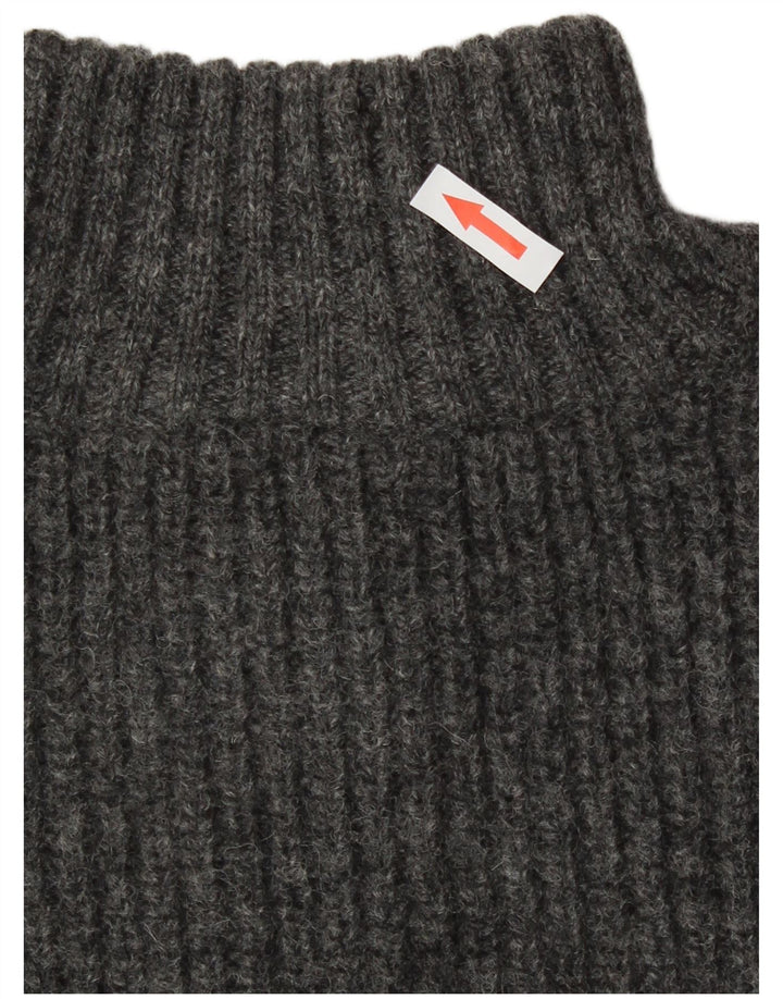 Columbia Herre Zip Neck Jumper Sweater Medium Grey Uld