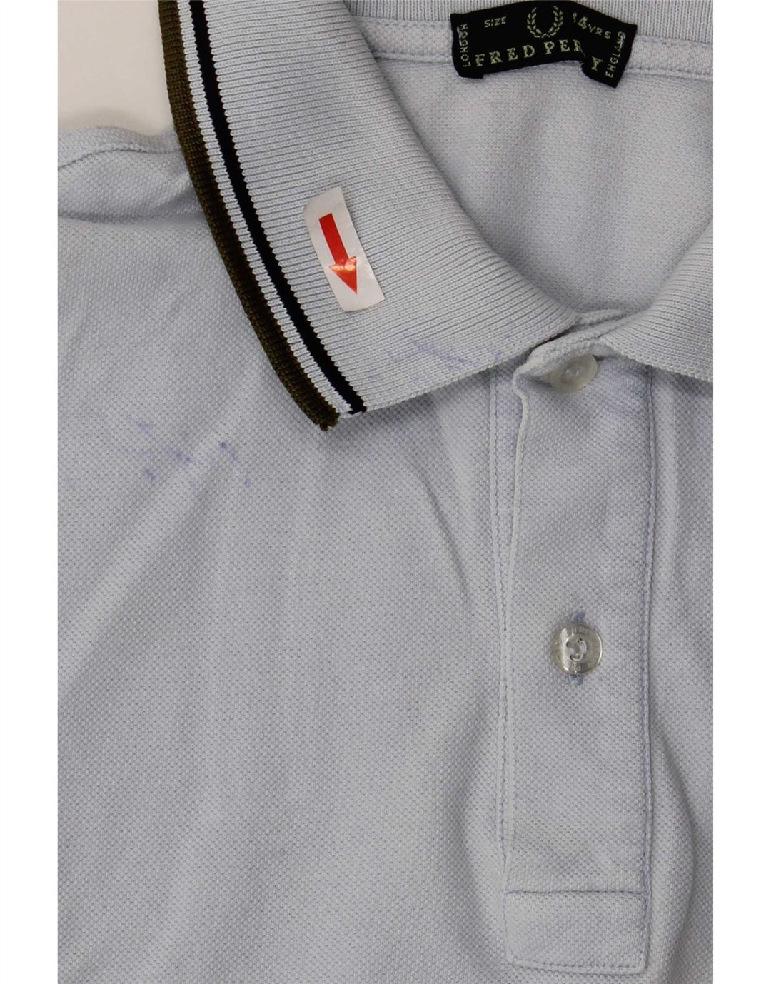 Fred Perry drenge poloskjorte 13-14 år blå bomuld