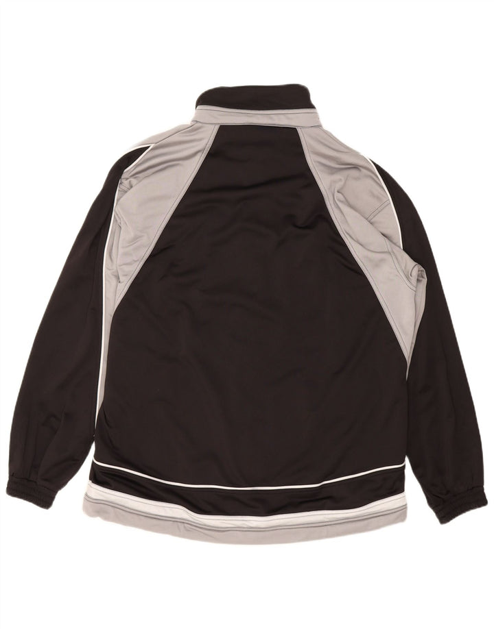 FILA Mens Tracksuit Top Jacket Large Black Colourblock