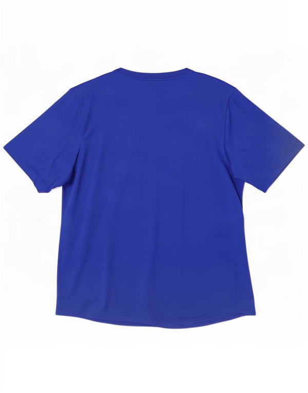 Adidas Herre Climalite T-Shirt Top XL Blå Polyester