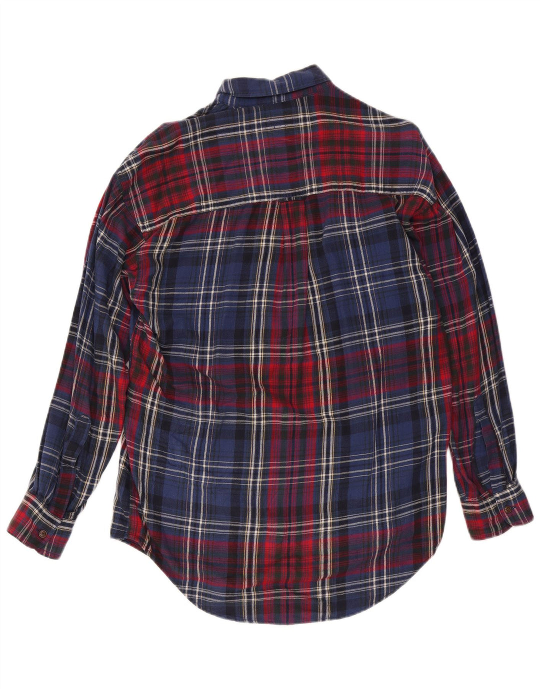 Chaps Ralph Lauren Herre Flannel skjorte Medium Navy Blue Ternet bomuld