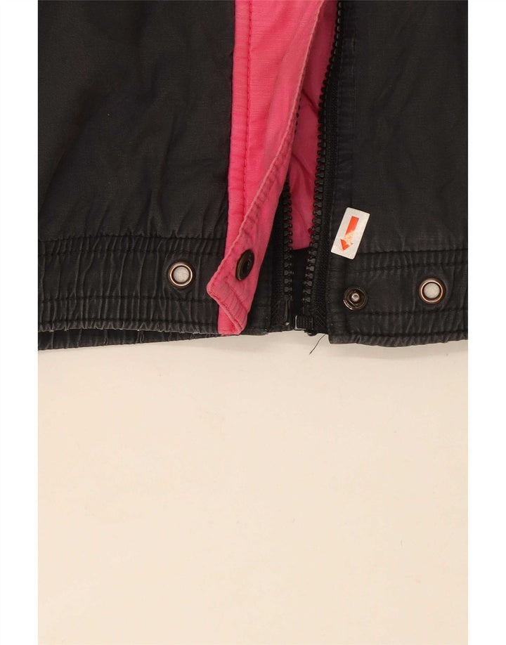 Vintage skijakke til kvinder UK 18 XL Flerfarvet Colourblock