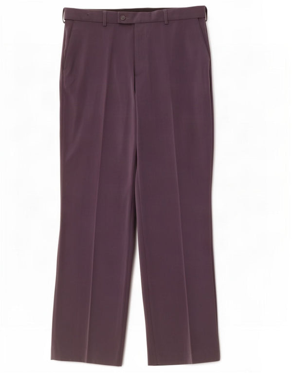 Farah Straight Suit Bukser til mænd W34 L32 Grå polyester