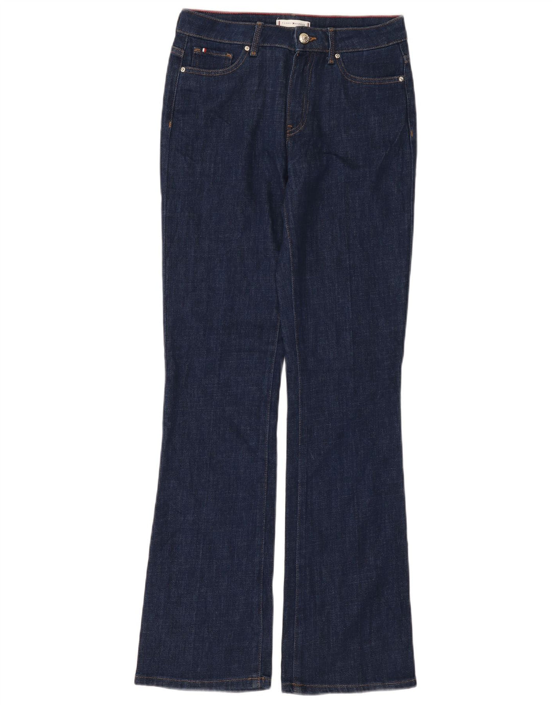 Tommy Hilfiger Dame Bootcut Jeans W28 L32 Marineblå Bomuld