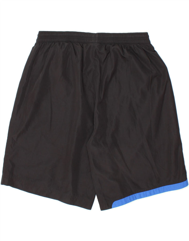 REEBOK Mens Sport Shorts XL  Black Colourblock Polyester Vintage Reebok and Second-Hand Reebok from Messina Hembry 